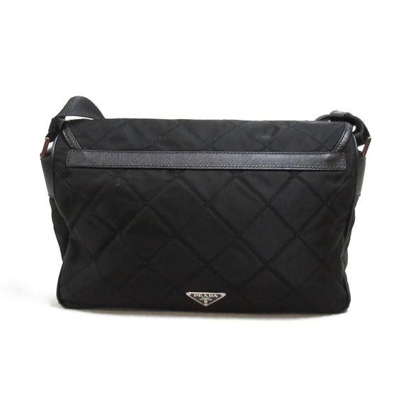 Prada Shoulder Bag Nylon Black - Picture 1 of 8